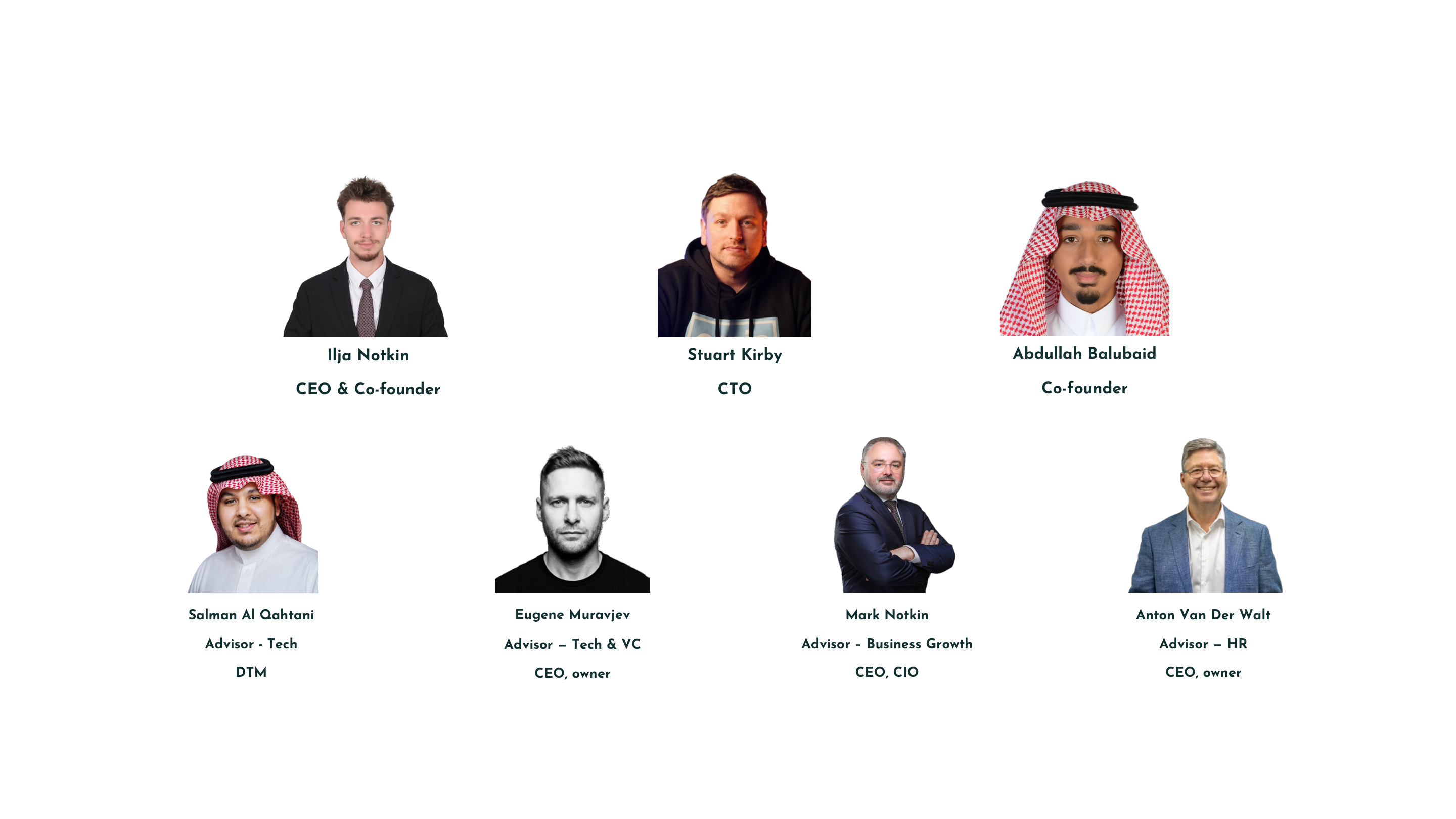 NKTA team — founders and advisors